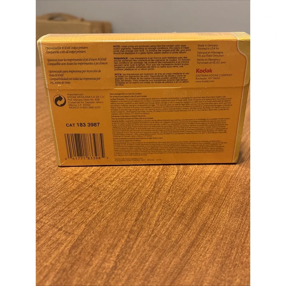 Kodak Ultra Premium Photo Paper 4x6